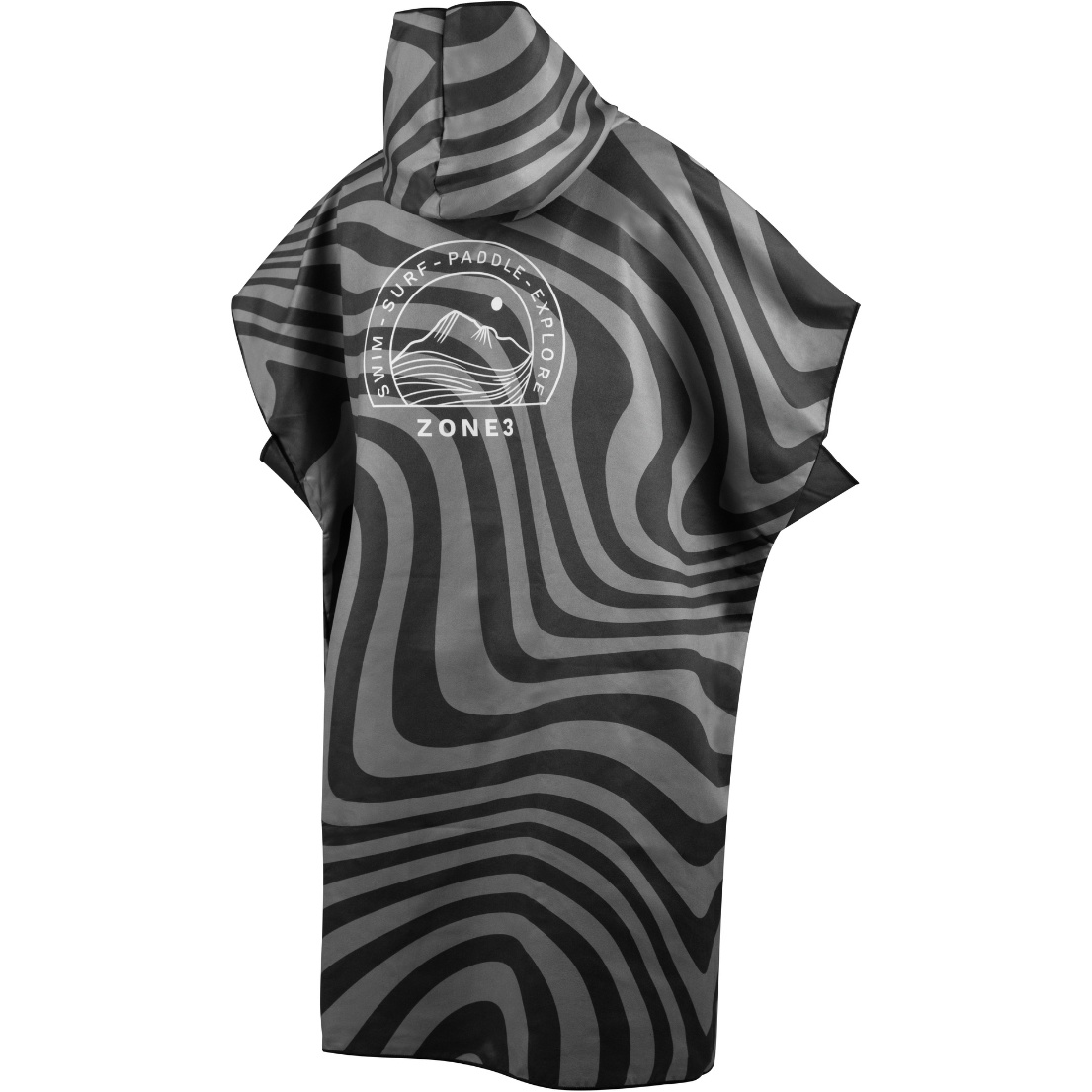 2026 ZONE3 Mikrofaser-Wickelauflagen OW25UMFP104 - Black / Grau